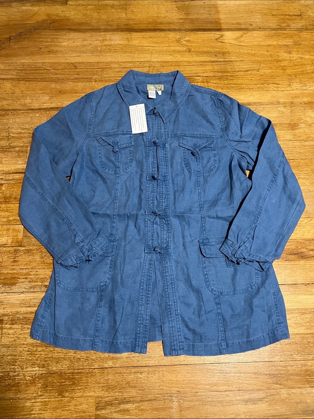 NWT The Territory Ahead 100% Linen Jacket Size large